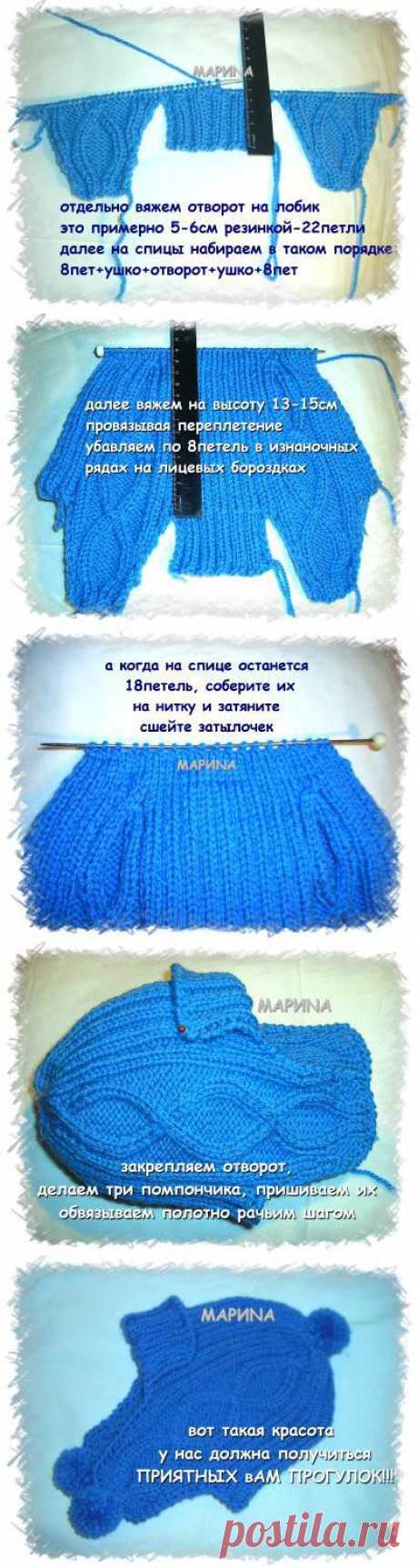 шапка-ушаночка - Ярмарка Мастеров - ручная работа, handmade