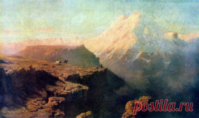 (2) Facebook

"Эльбрус" (масло) 
© Предоставлено Государственным музеем-заповедником "Тарханы"