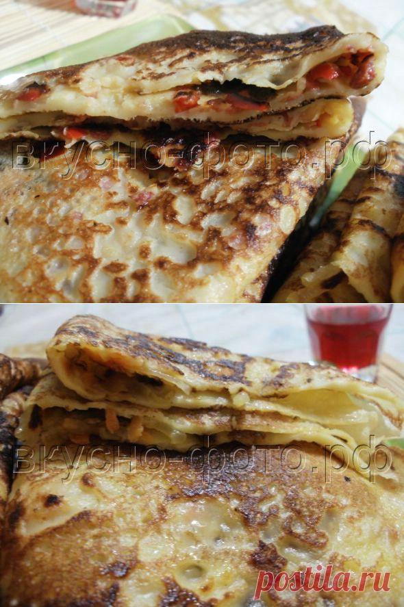 Блины с припеком.