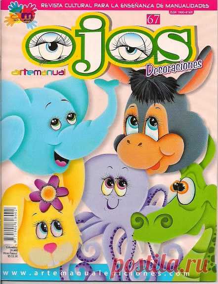 Revistas de manualidades gratis: Aprende a pintar ojos a las manualidades