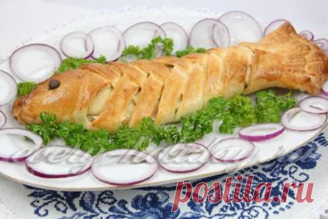 Запеченная рыба в тесте: рецепт