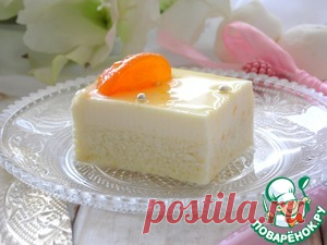 Запеканка творожная двухслойная - кулинарный рецепт