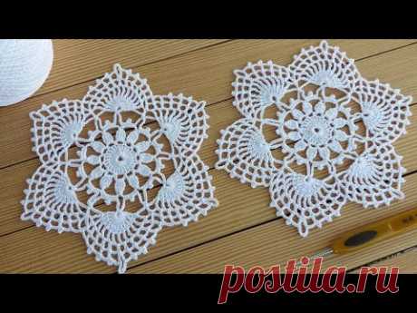 Очаровательные МОТИВЫ простое ВЯЗАНИЕ КРЮЧКОМ 🌸 SUPER Beautiful to CROCHET Motif Floral pattern