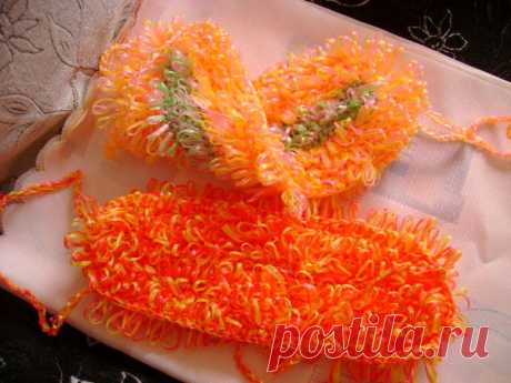 Вязание крючком мочалки - Babyblog.ru