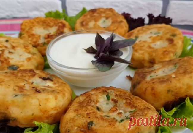 Смешали картошку с молоком и жарим как блины