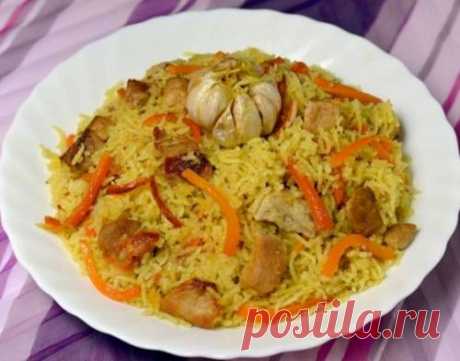 Плов из свинины - пошаговый кулинарный рецепт с фото / Простые рецепты