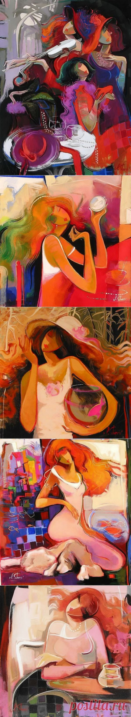Художница Ирина Вишневская, также известна по псевдонимом Irene Sheri