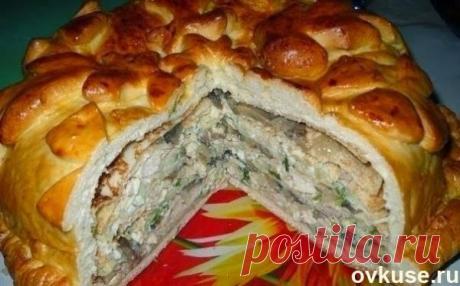 Праздничный пирог &quot;Курник&quot; - Простые рецепты Овкусе.ру