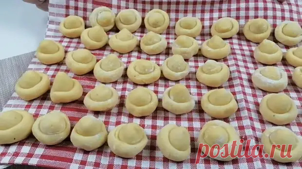 Вареники - грибочки. Любимые рецепты из картофеля⁠⁠