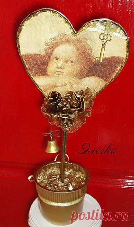 МК по дереву Любви. Много техник!

МК Дерева Любви или валентинка в горшочке