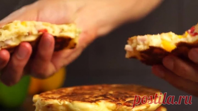 Оладьи со вкусом пиццы