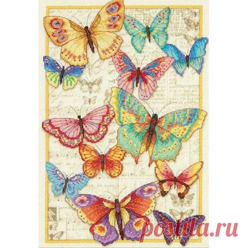 Набор для вышивания Dimensions 70-35338 Butterfly Beauty/Красота бабочек