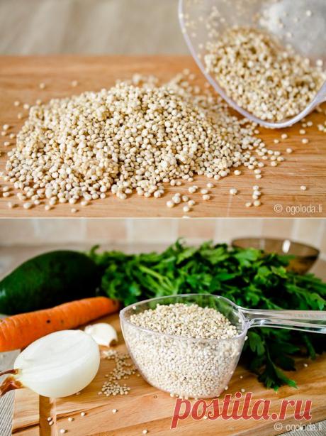 Простой гарнир из киноа (вегетарианские блюда, гарниры) - рецепт на Оголодали?