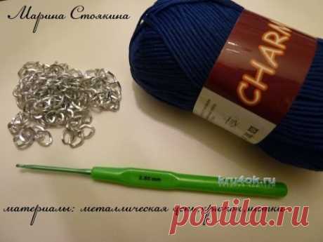 МК по изготовлению ручки для сумочки от Марины Стоякиной - вязание крючком на kru4ok.ru