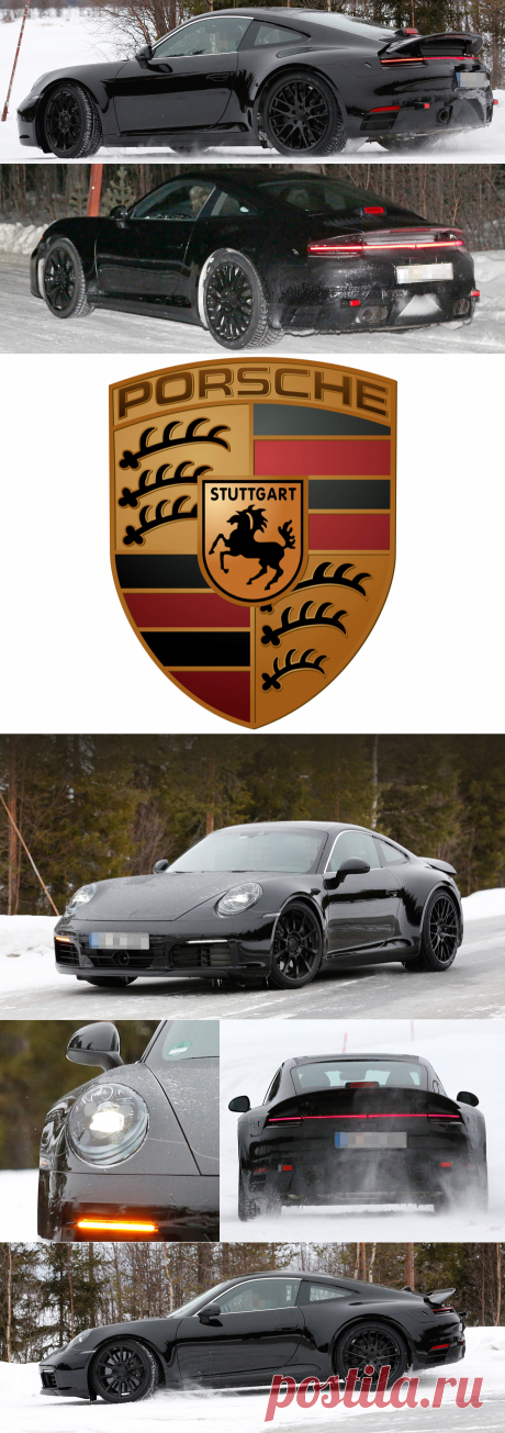 Первое появление купе Porsche 911 нового поколения