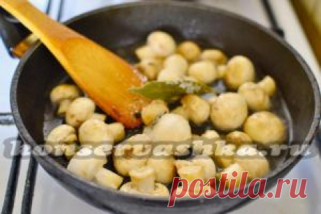 Маринованные шампиньоны Экспресс