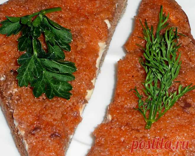 Красная икра из манной крупы. - Балуемся, помаленьку...