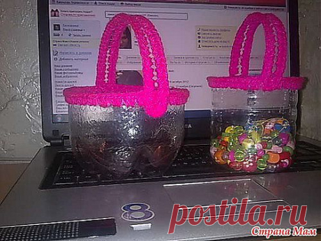 Корзинки-ведерки: Дневник группы &quot;Пластиковые бутылки и чудеса из них для детей и дома.&quot; - Страна Мам