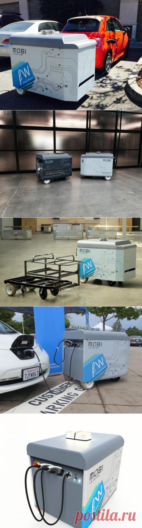 Это мобильное зарядное устройство работает на переработанных батареях и заряжает электромобиль - Экологический дайджест FacePla.net