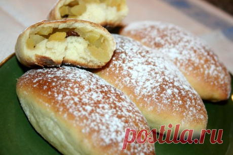 Быстрые пирожки с яблоками