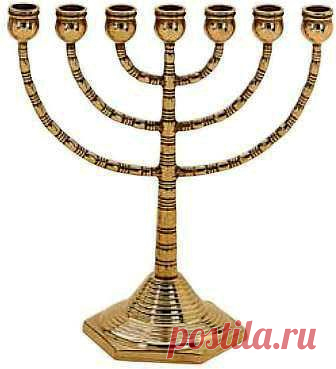 Канделябр, 7 свечей, 25х25см , Stilars (интерьерные аксессуары), Аксессуары из блестящей латуни, Канделябры - подсвечники