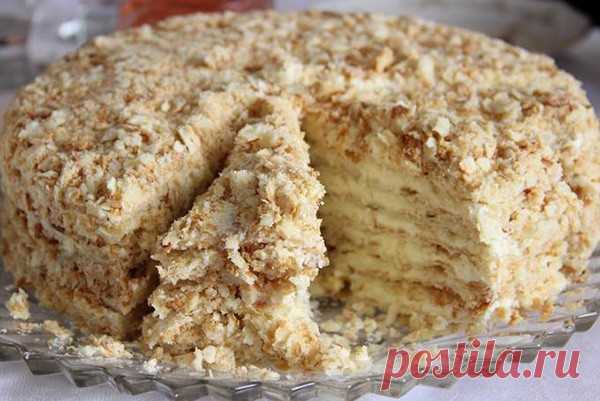 Торт Минутка без выпечки — Домашняя кулинария