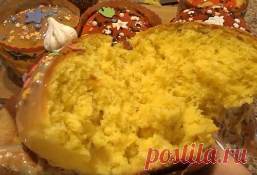 Влажный пасхальный кулич — пошаговый рецепт приготовления