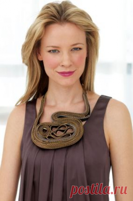 Zipper Tape Necklace - CraftStylish