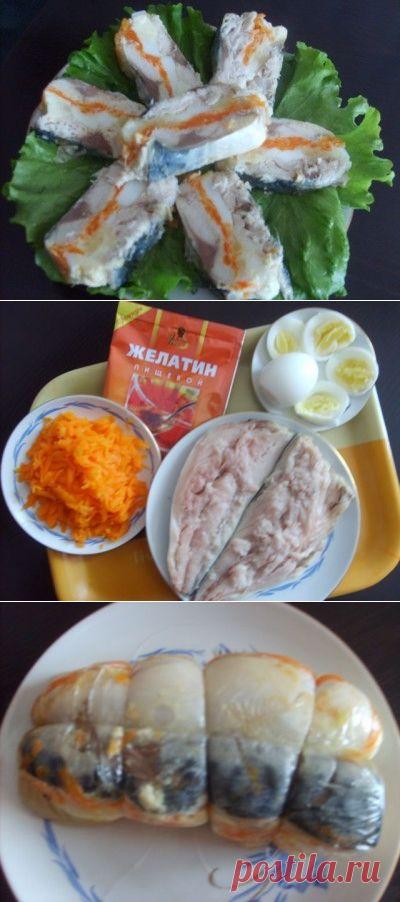 Рулет из скумбрии «Необыкновенный» : Рыбные блюда