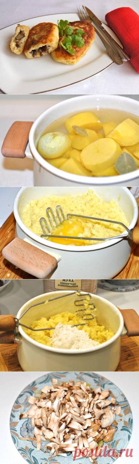 Картофельные зразы с грибами