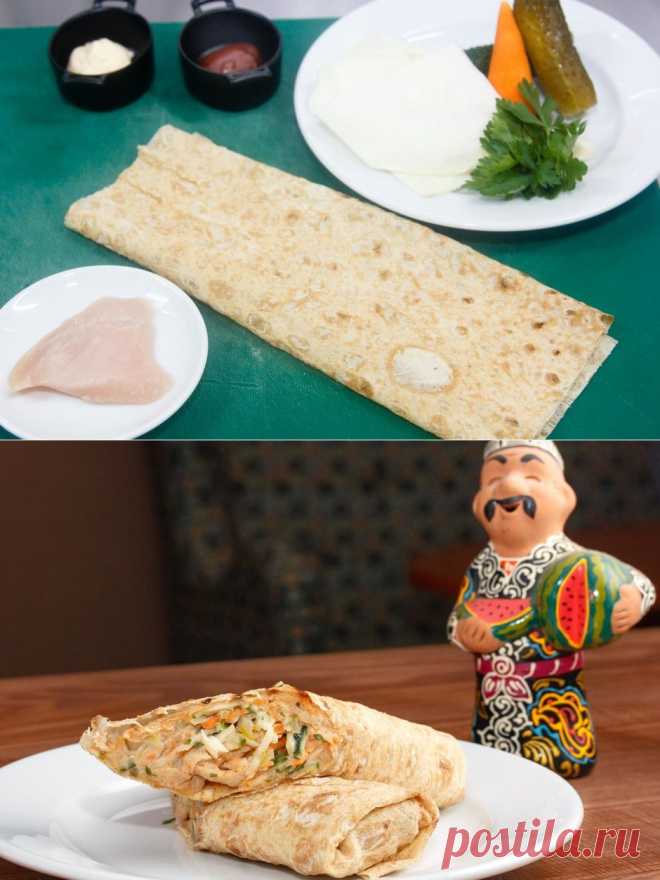 Шаурма из курицы - рецепт - как приготовить - ингредиенты, состав, время приготовления - Леди Mail.Ru