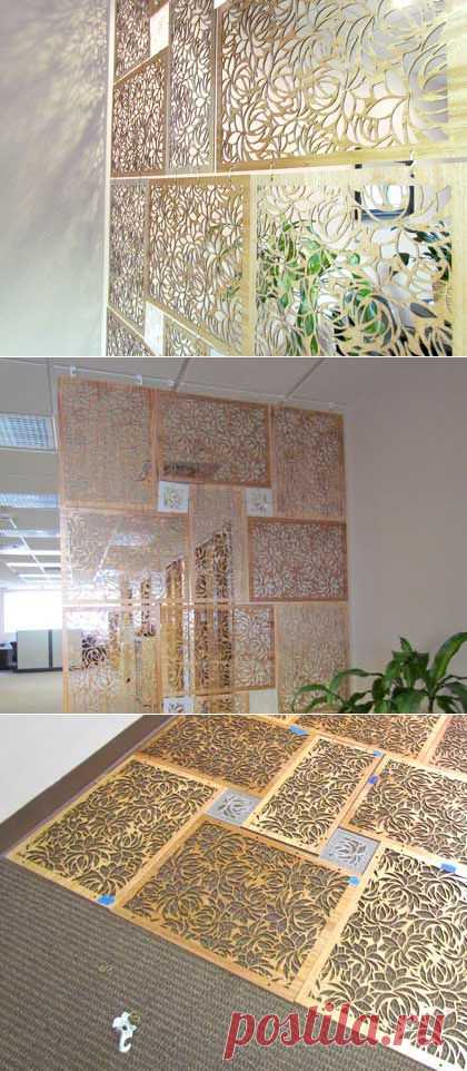 Инструкции по изготовлению деревянной межкомнатной перегородки  лазером