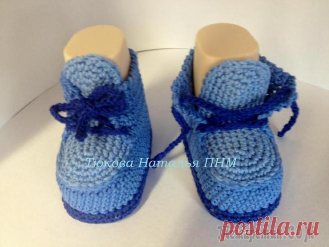 Ну, вот и на заказ связались пинетки.