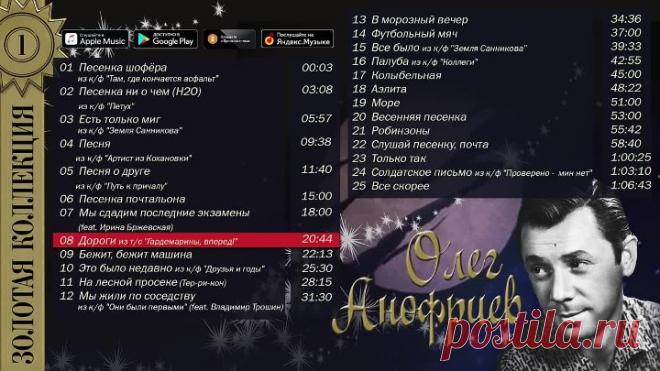 Олег Анофриев - Золотая коллекция. Лучшие песни. Есть только миг