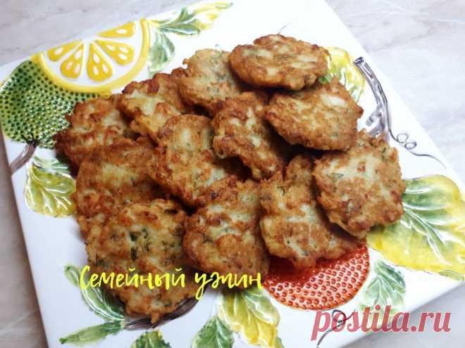 Рыбные драники/Оладьи из картофеля с рыбой