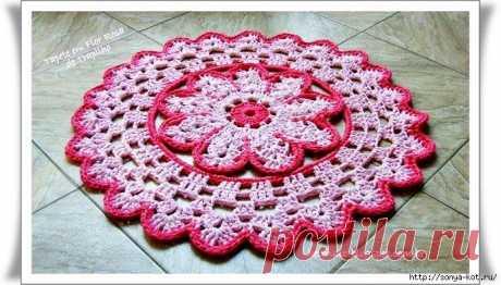 Вяжем коврик