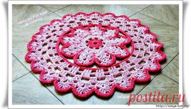 Вяжем коврик