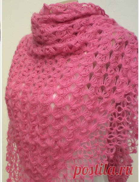 Вязание на линейке крючком (Knitting on the ruler hook)