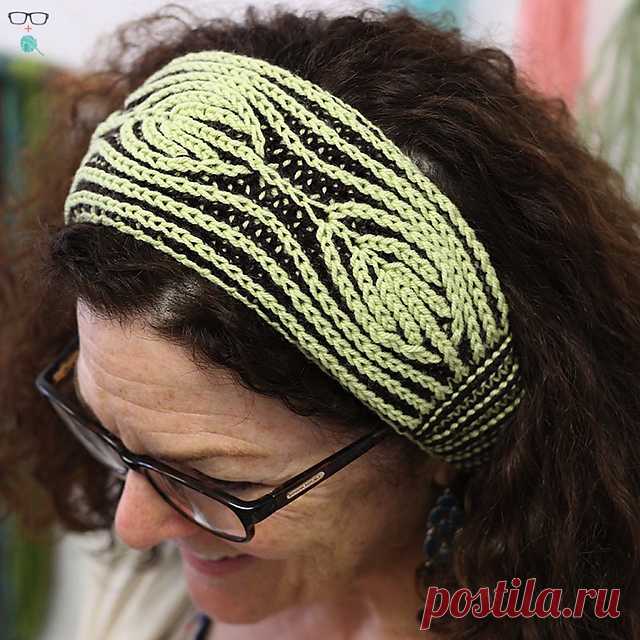 Unapologetic Knitter Vintage Vanity Brioche Headband Knitting Pattern PDF