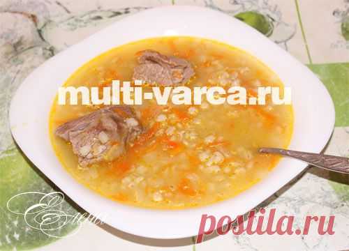Суп с перловкой в мультиварке