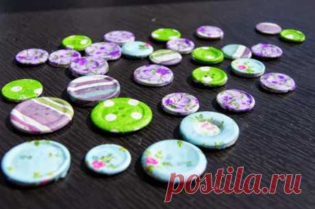 Неожиданное применение потертым пуговицам — Рукоделие