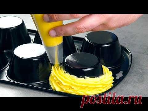 КАРТОФЕНО ПЮРЕ С ПАРЕНО ТЕСТО