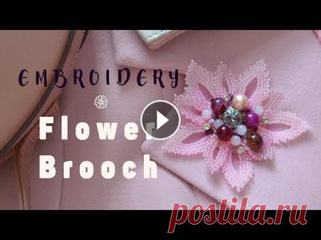 DIY Beaded Brooch | Step-by-Step Tutorial Delicate and spring beaded brooch. I tried to shoot as much detail as possible. Medium difficulty, but I hope the tutorial will help you) ============...