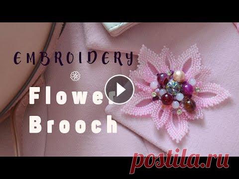 DIY Beaded Brooch | Step-by-Step Tutorial Delicate and spring beaded brooch. I tried to shoot as much detail as possible. Medium difficulty, but I hope the tutorial will help you) ============...
