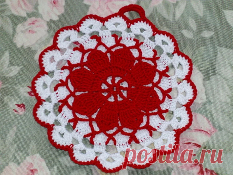 Ravelry: Queen Annes Lace Vintage Potholder pattern by Maggie Weldon