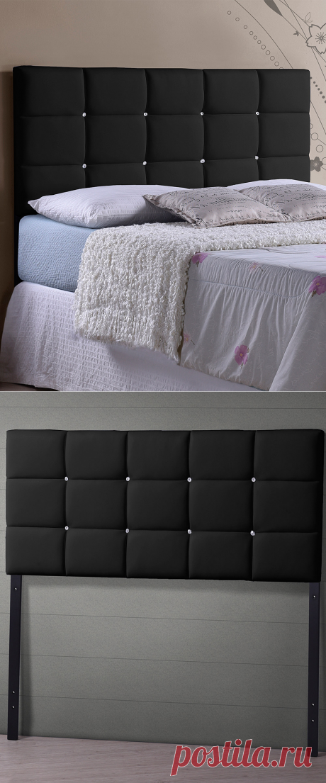 Baxton Studio Black Faux Leather Full-Size Headboard | zulily