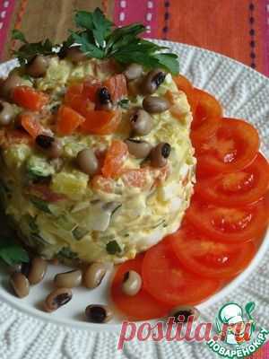 Нежный рыбный салат - кулинарный рецепт