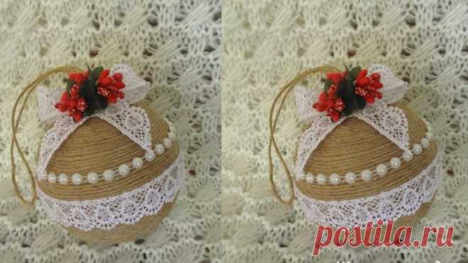 Новогодние украшения своими руками! Оригинально и красиво!