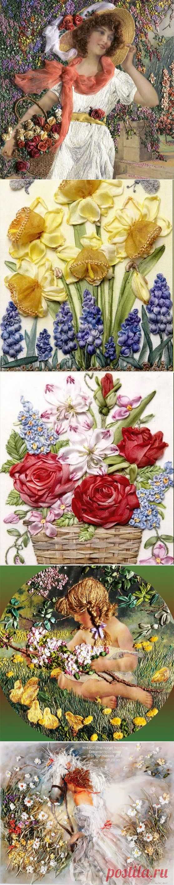 Di van Niekerk. Картины лентами. (+2 книги и видеоуроки)