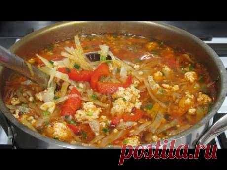 Вкусный Капустный СУП с Фаршем или рецепт супа на Скорую руку